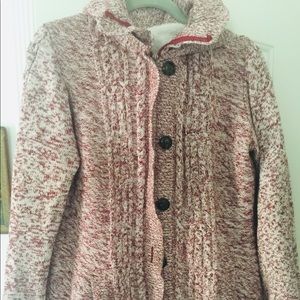 Winter hooded cardigan. Very comfy & warm